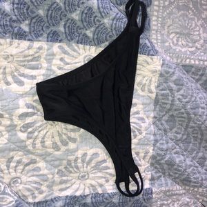 Black, cutout side itsy Victoria’s Secret Bottoms